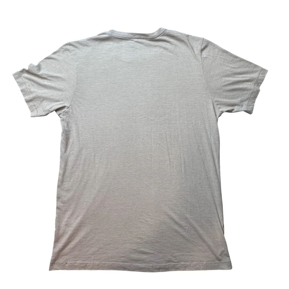 The North Face T-Shirt Mens M Tan Half Dome Logo Graphic Crew Neck‎ Short Sleeve